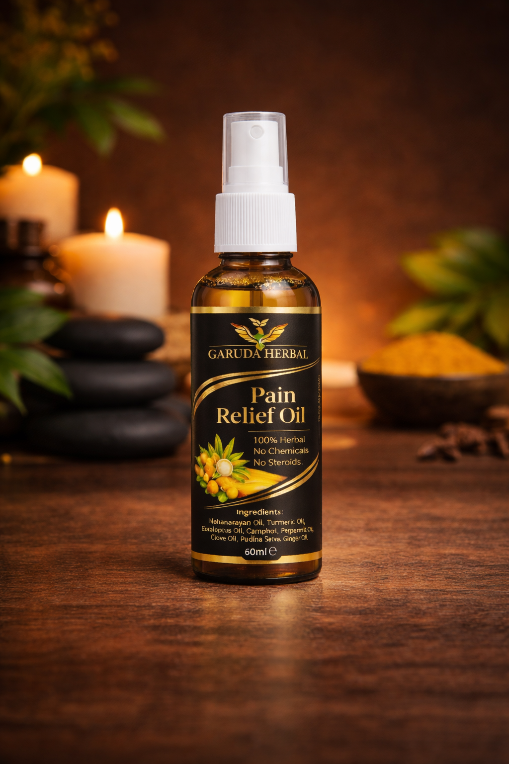 Garuda Herbal Pain Relief and Massage Oil
