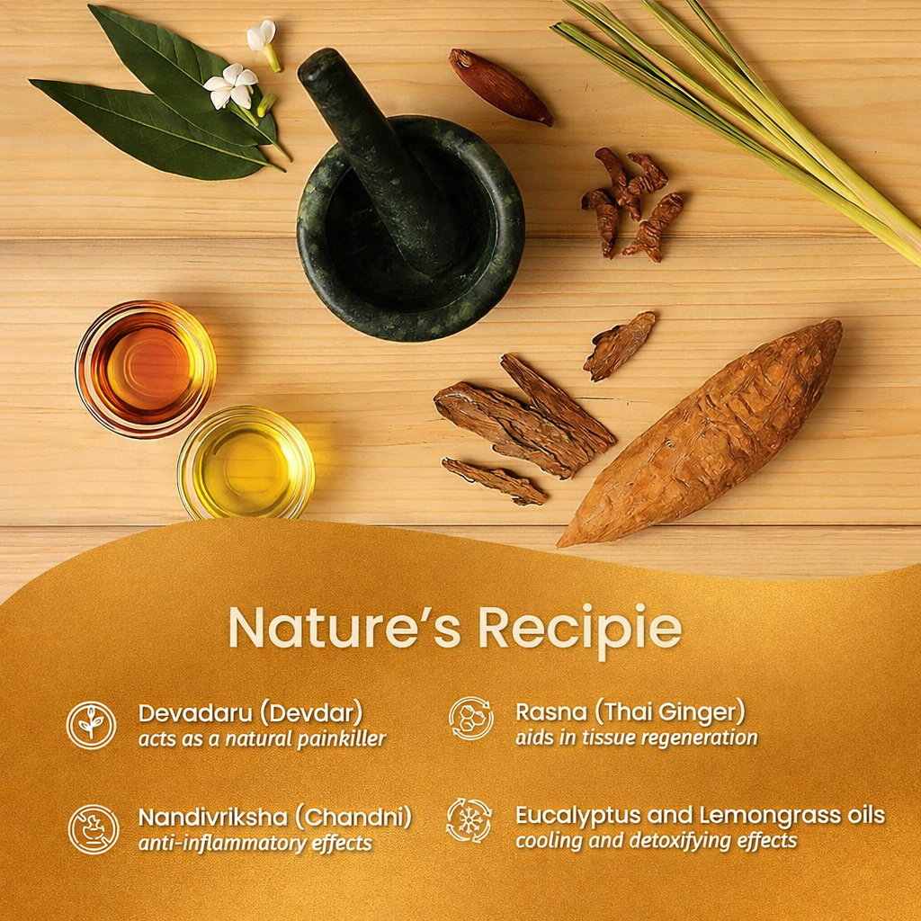 Garuda Herbal Pain Relief and Massage Oil