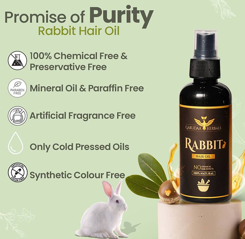 GARUDA RABBIT HERBAL HAIR OIL 100% ORGINAL