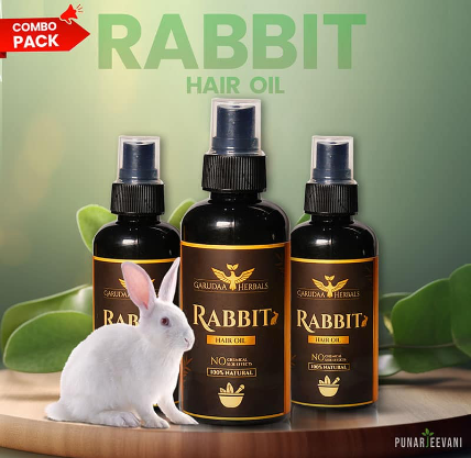GARUDA RABBIT HERBAL HAIR OIL 100% ORGINAL
